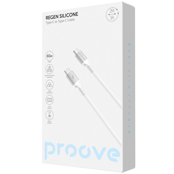 Proove ReGen Silicone Type-C to Type-C Cable 2m - Photo 1